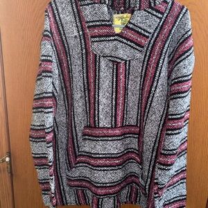 Iguna‎ Jack XXL Drug Rug Baja Hoodie - Hippie Pullover - Fits Like Size Medium!
